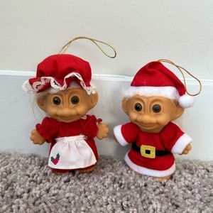 Vintage 90s Trolls - Christmas ornaments